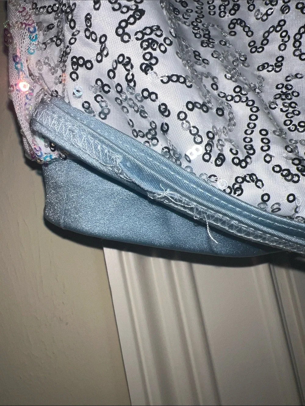 Weissman Light Blue and Silver Dance Costume I Try MC